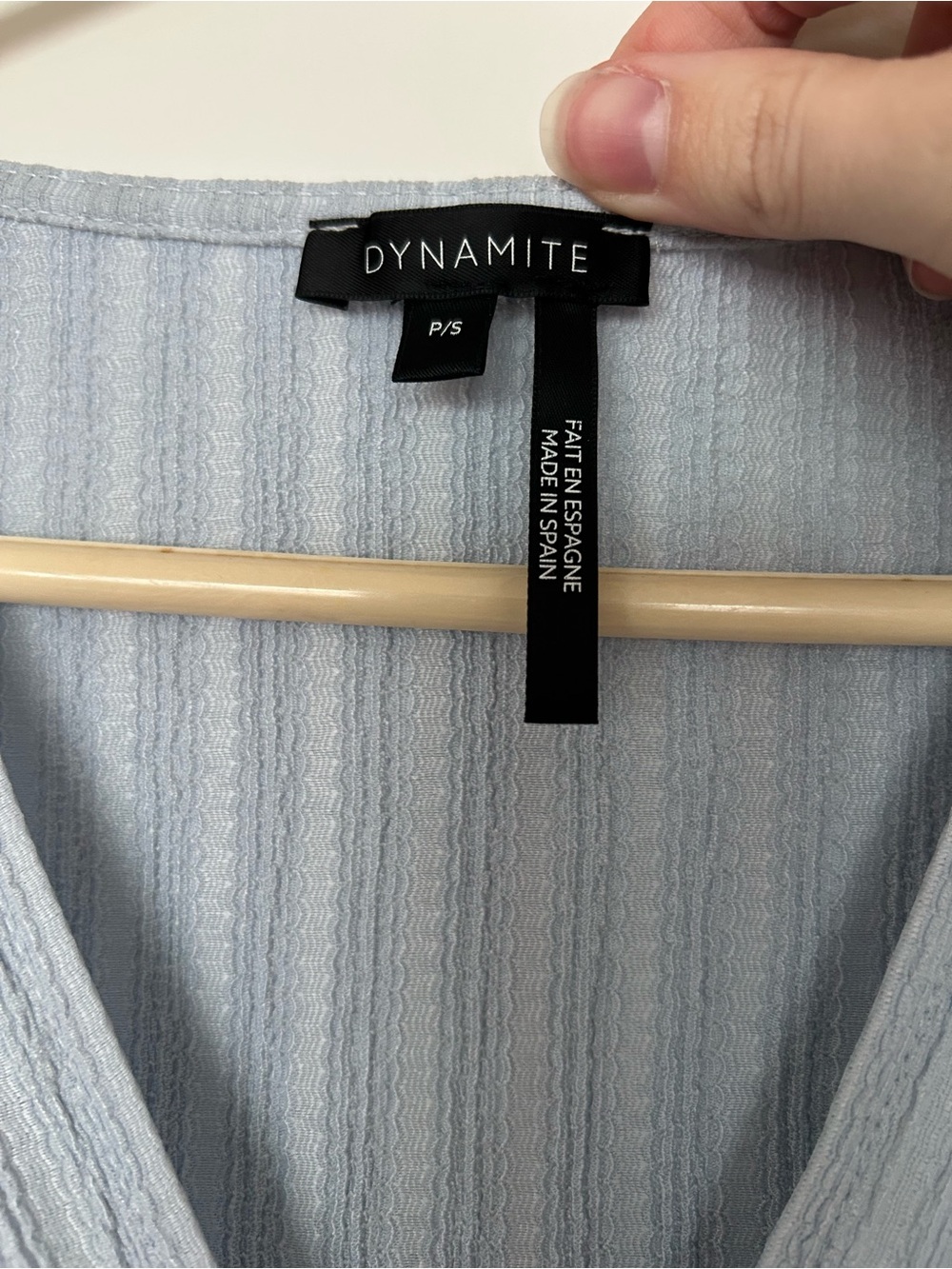 Dynamite long sleeve blouse sz S - Picture 5 of 13